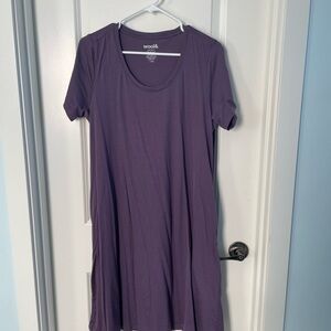Wool& Purple Fig Maggie Dress - LONG